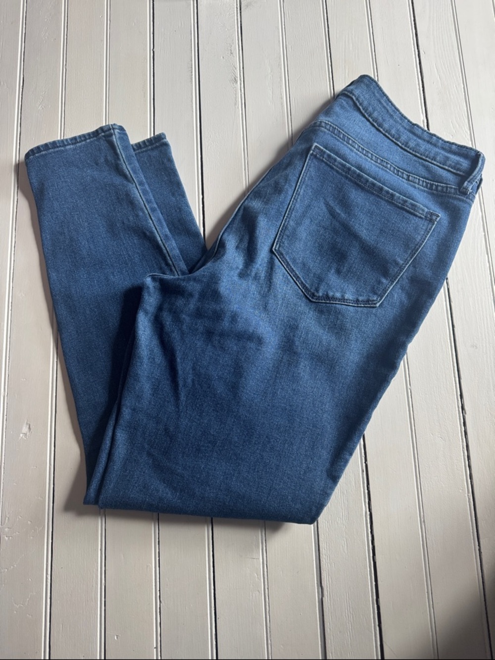 Old Navy High Rise Super Skinny Jeans Medium Wash Size 14